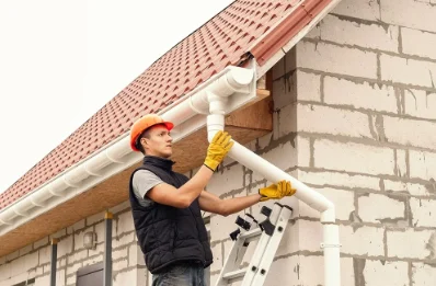 Pose et remplacement de gouttières à Bonnemaison